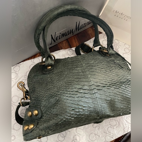 Neiman Marcus Handbags - $1,595 Linea Pelle Italian Croc Handbag